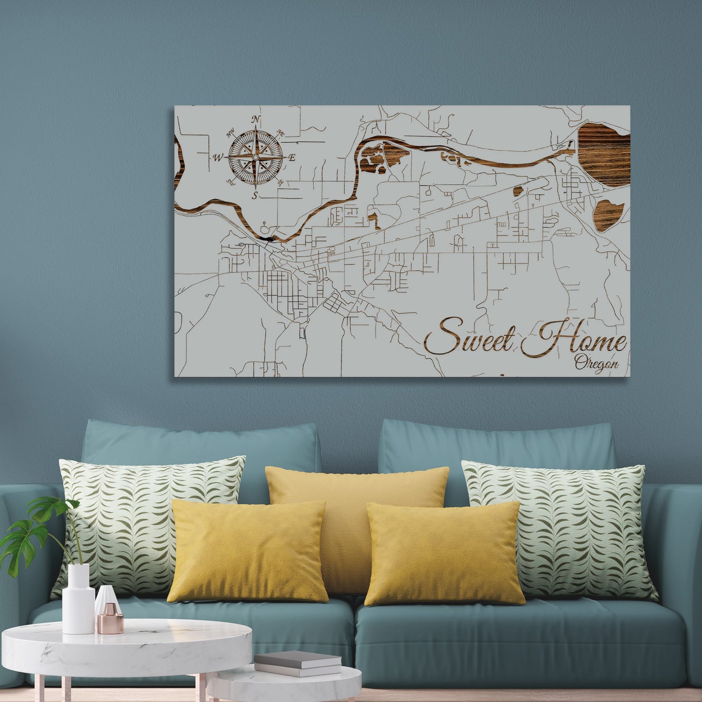 Sweet Home, Oregon Street Map