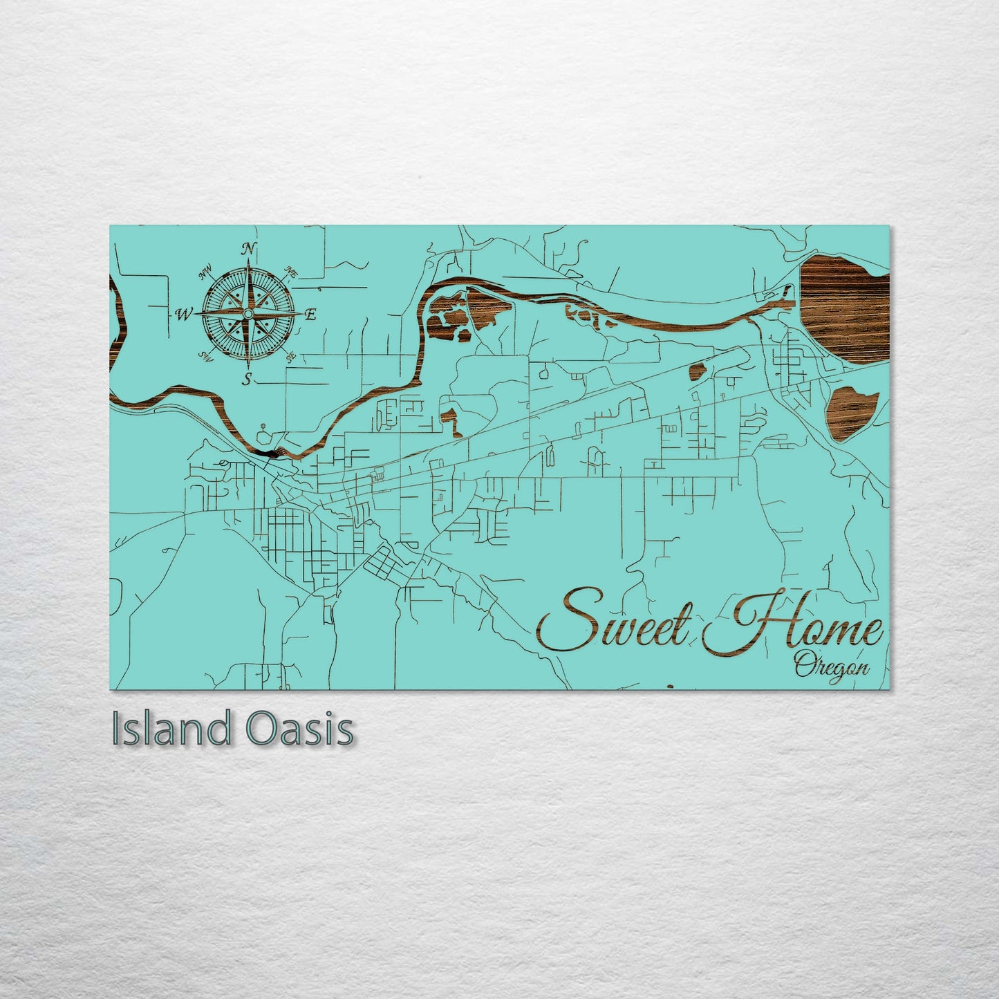 Sweet Home, Oregon Street Map