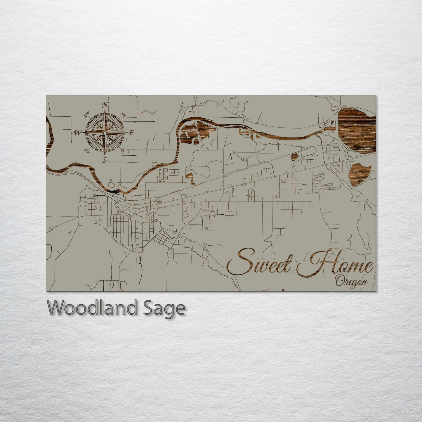 Sweet Home, Oregon Street Map