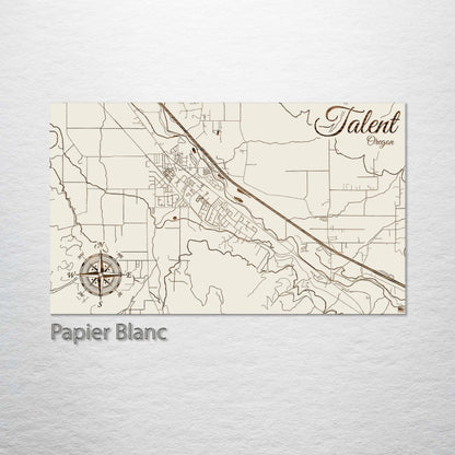 Talent, Oregon Street Map
