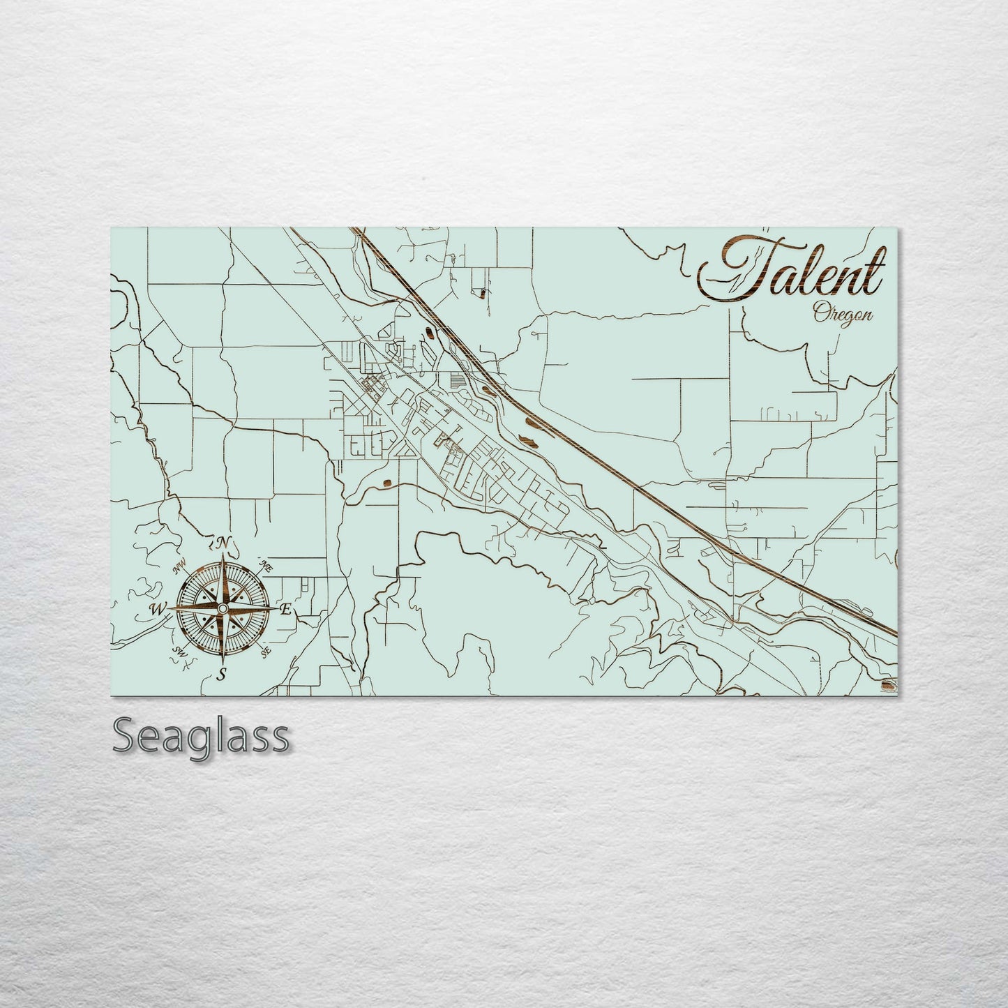 Talent, Oregon Street Map