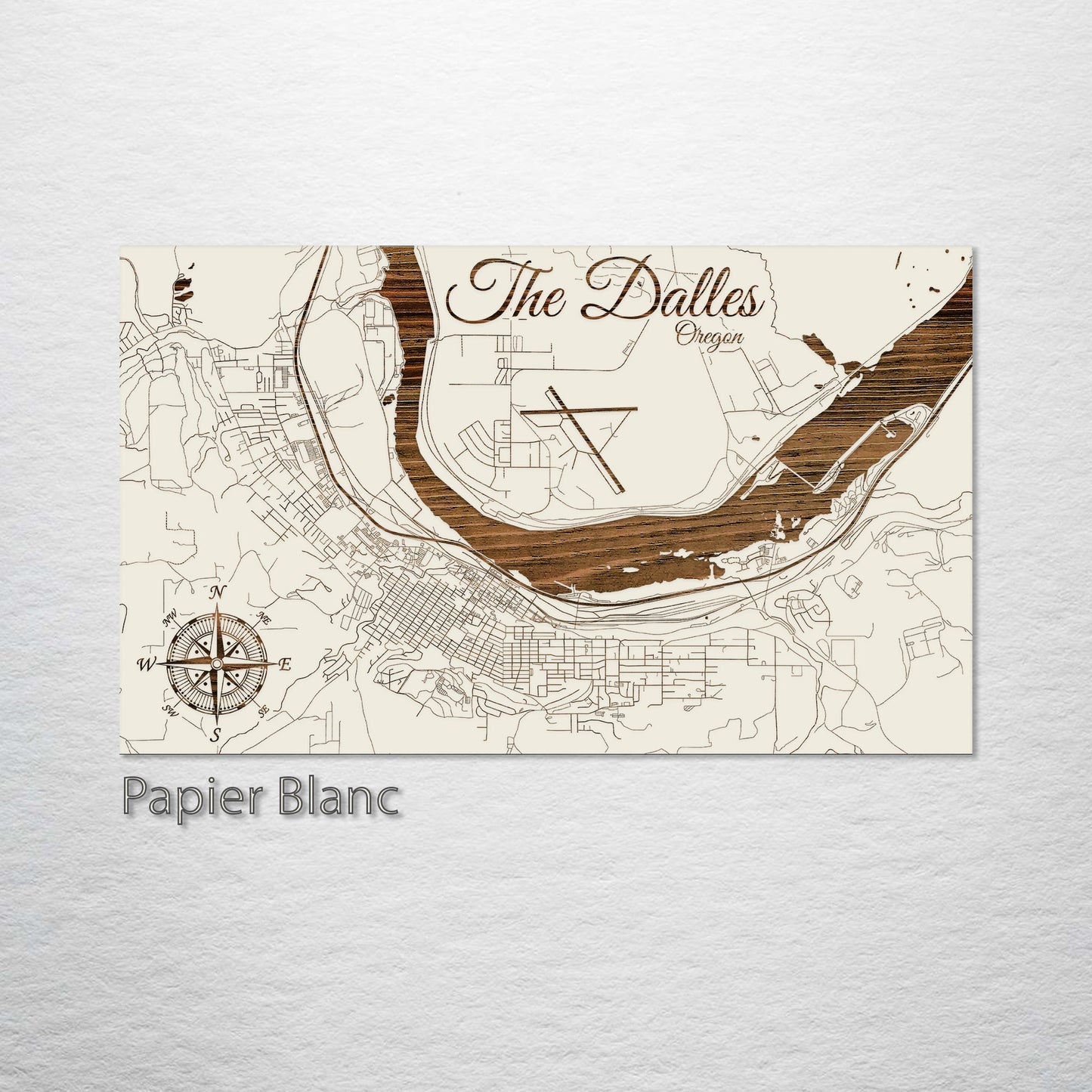The Dalles, Oregon Street Map