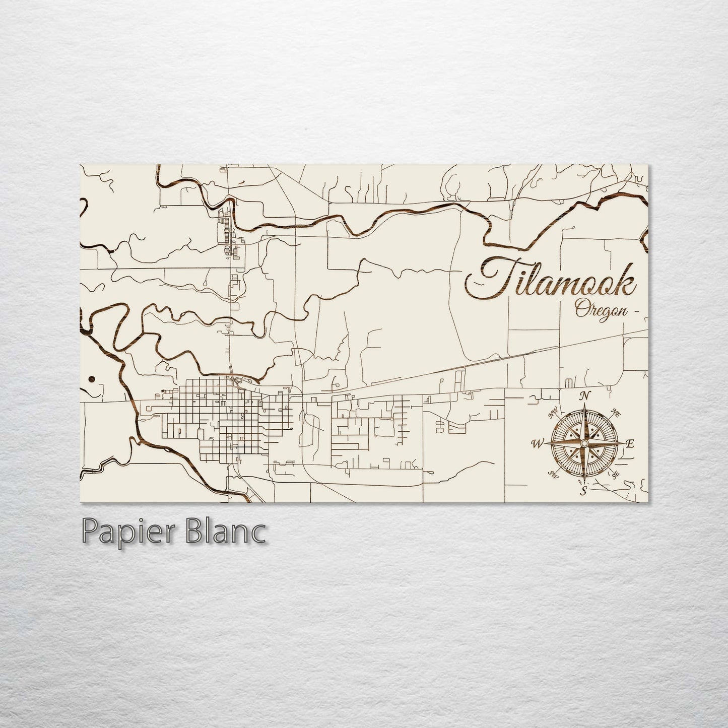 Tillamook, Oregon Street Map