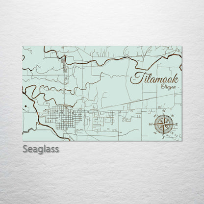 Tillamook, Oregon Street Map