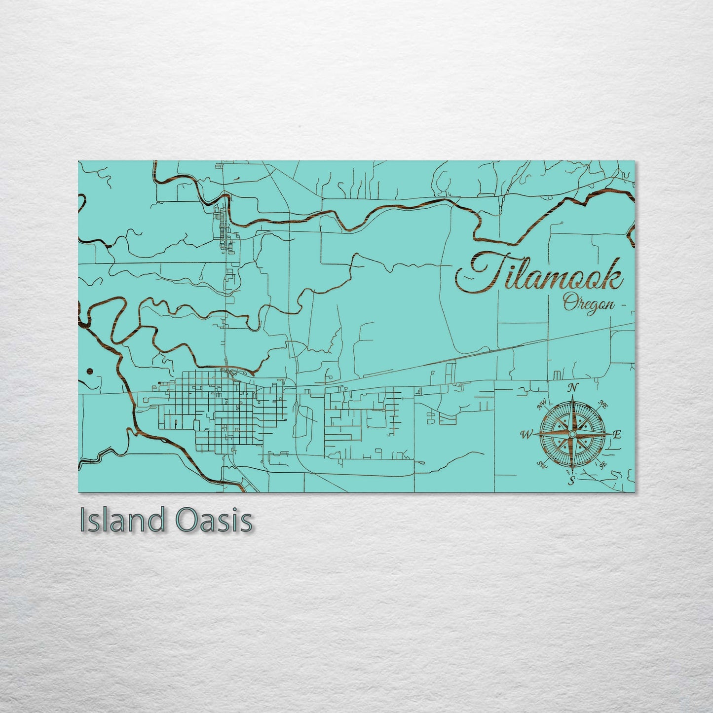 Tillamook, Oregon Street Map