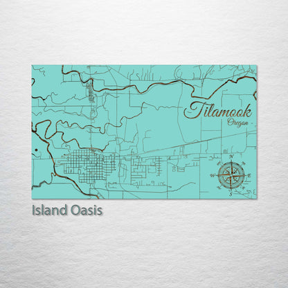 Tillamook, Oregon Street Map