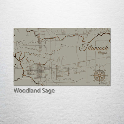 Tillamook, Oregon Street Map