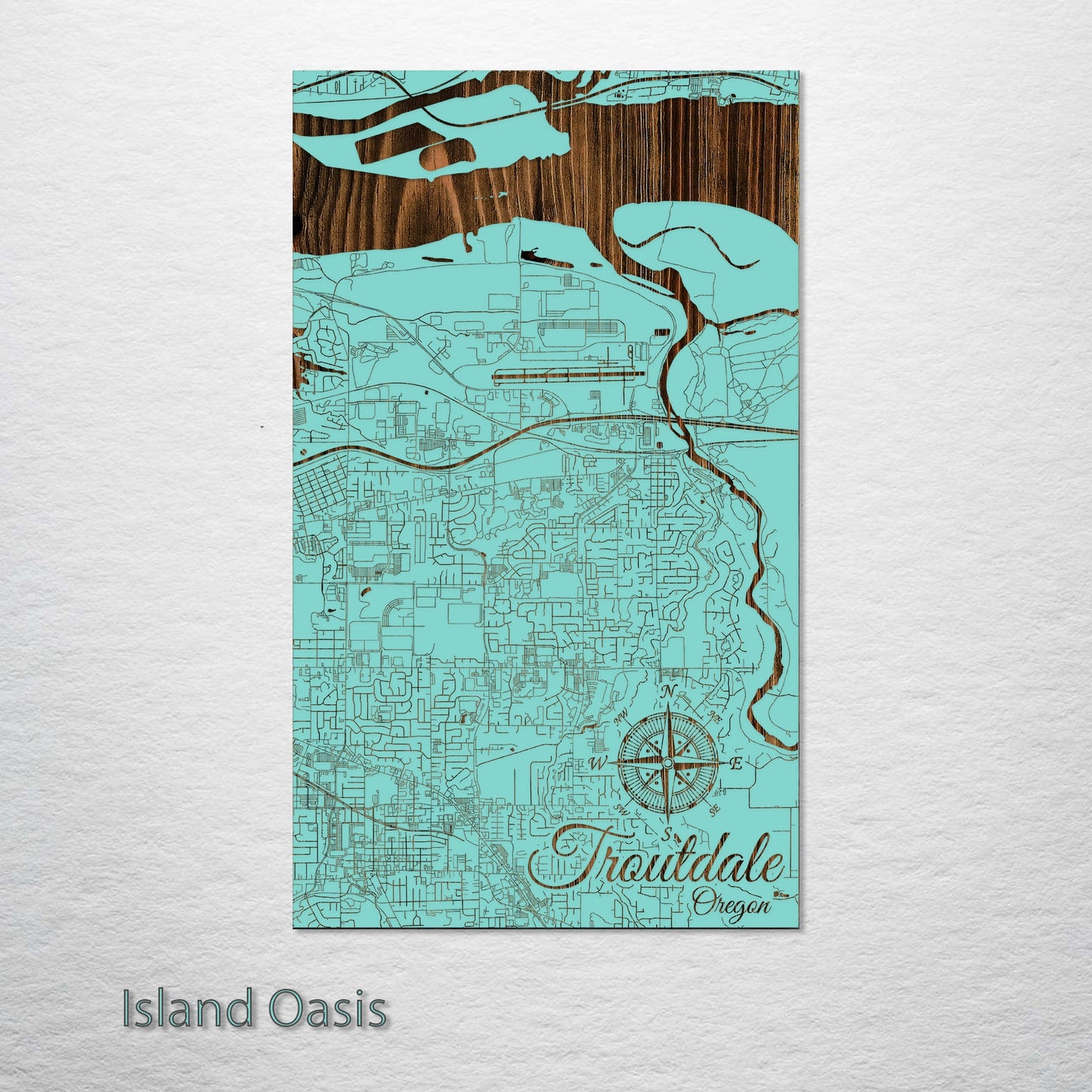 Troutdale, Oregon Street Map