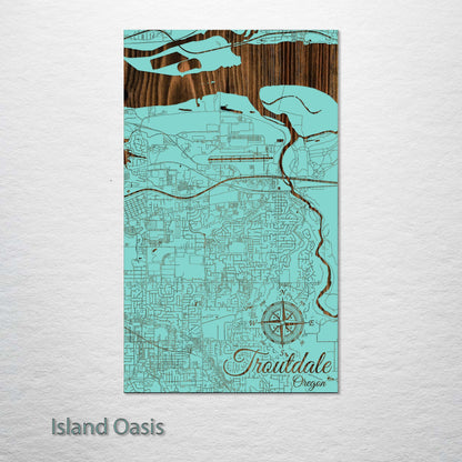 Troutdale, Oregon Street Map