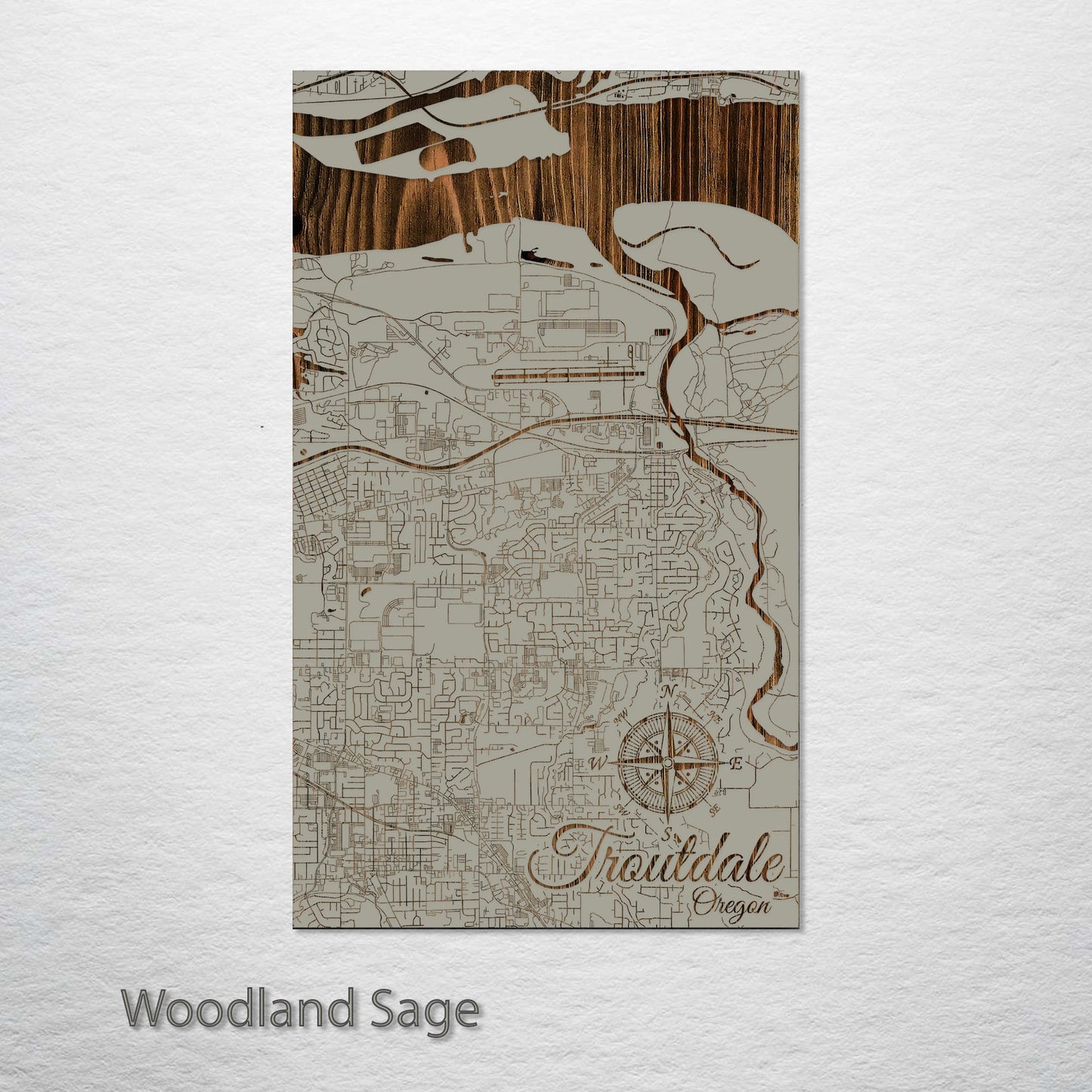 Troutdale, Oregon Street Map