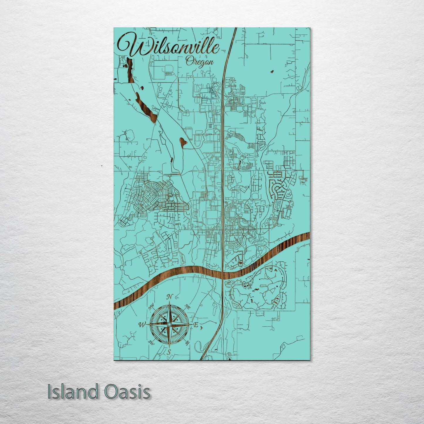 Wilsonville, Oregon Street Map