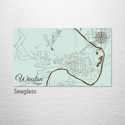 Winston, Oregon Street Map