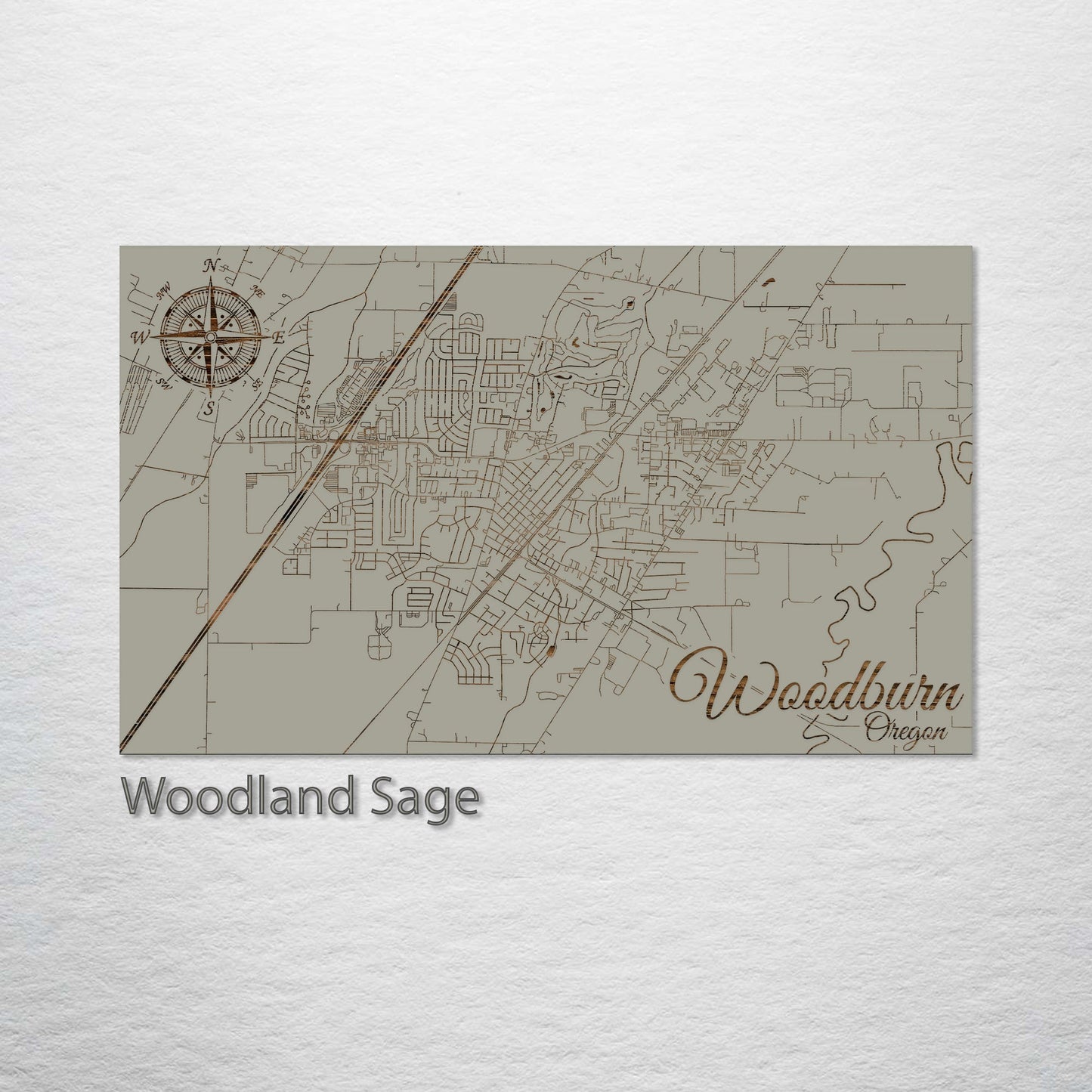 Woodburn, Oregon Street Map