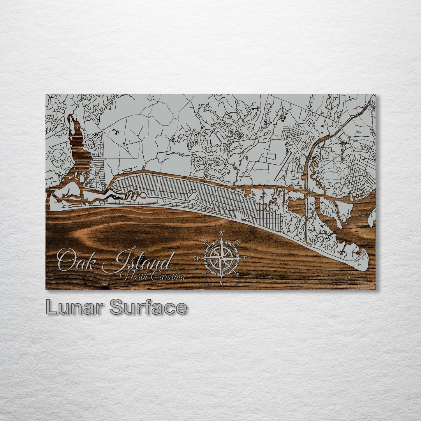 Oak Island, North Carolina Street Map