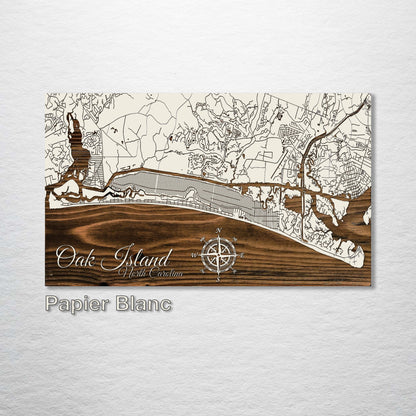 Oak Island, North Carolina Street Map