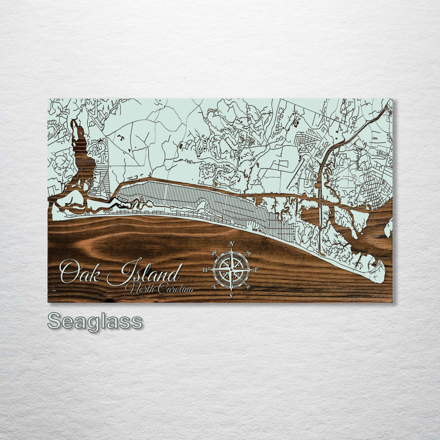 Oak Island, North Carolina Street Map