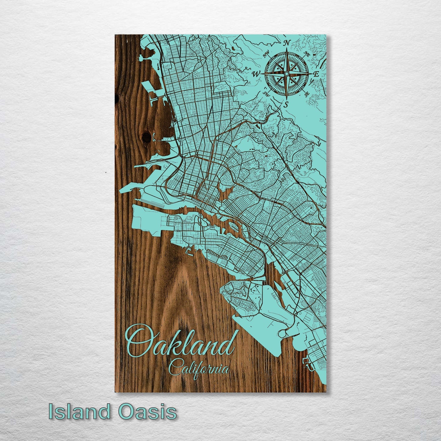Oakland, California Street Map