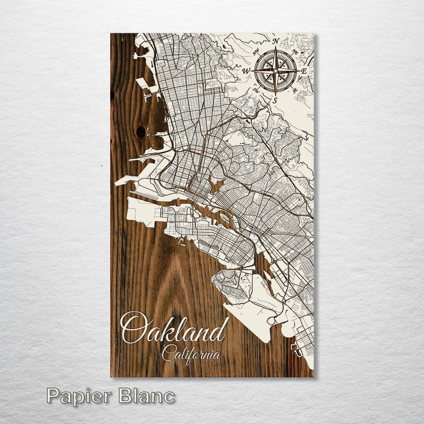 Oakland, California Street Map