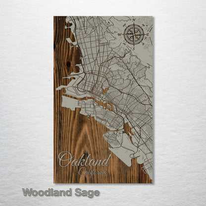 Oakland, California Street Map