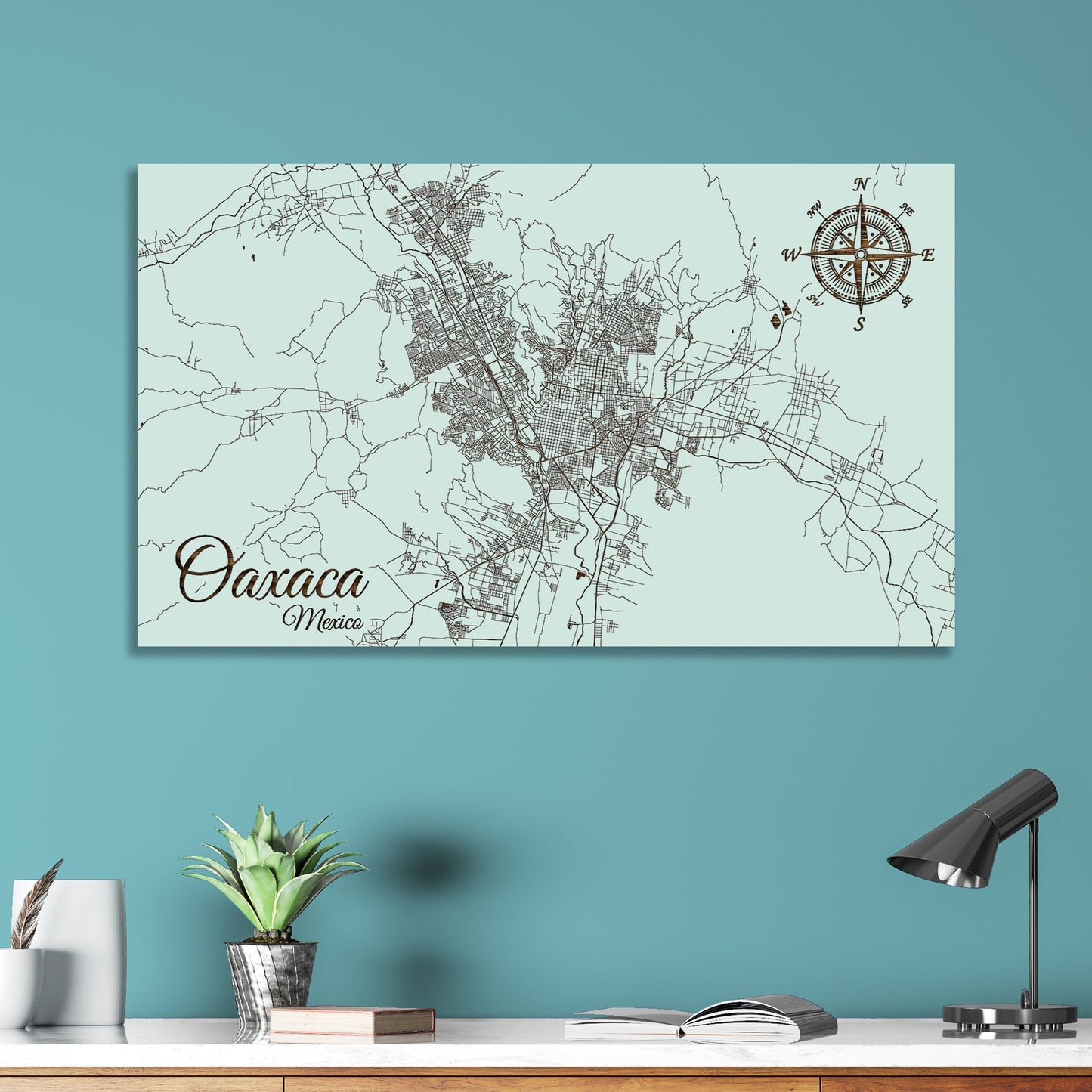 Oaxaca, Mexico Street Map