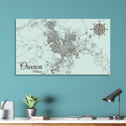 Oaxaca, Mexico Street Map