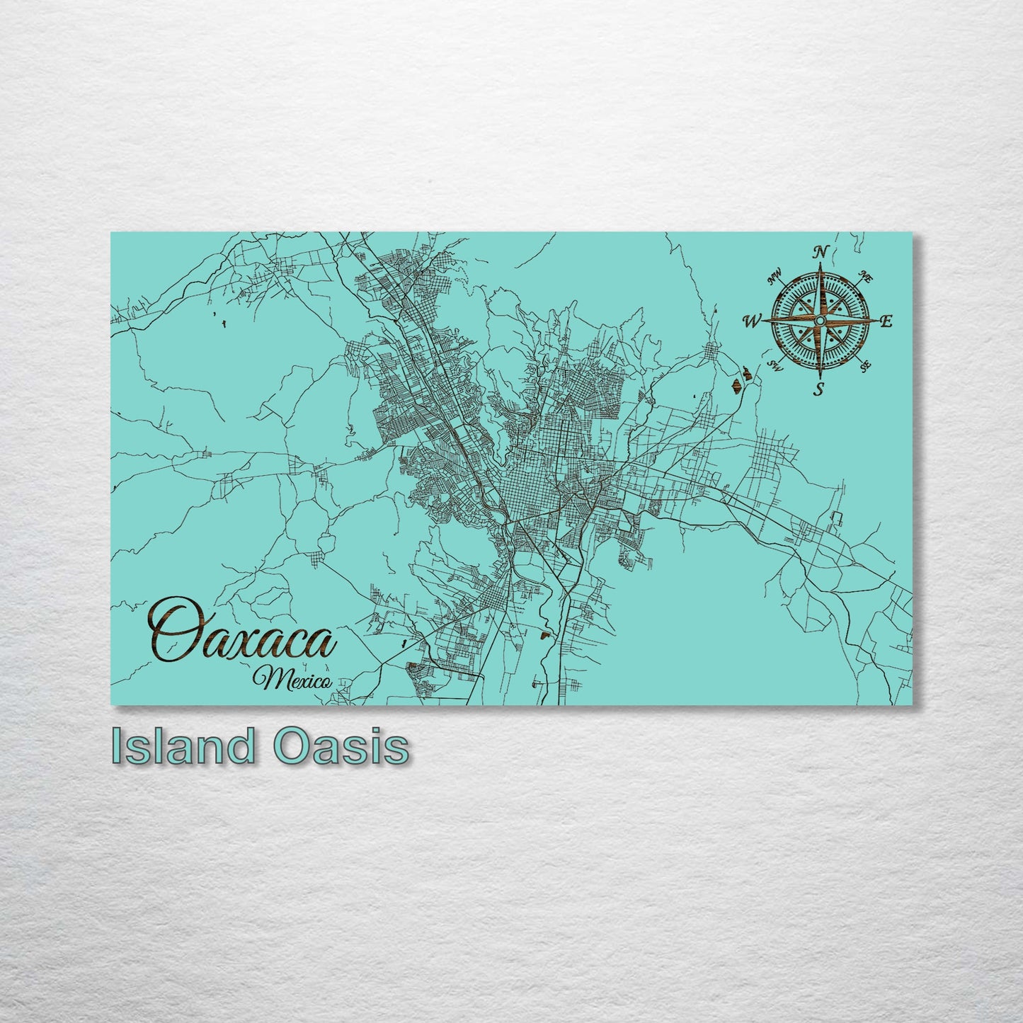 Oaxaca, Mexico Street Map