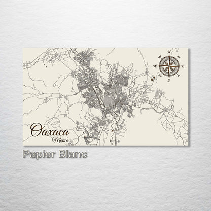 Oaxaca, Mexico Street Map