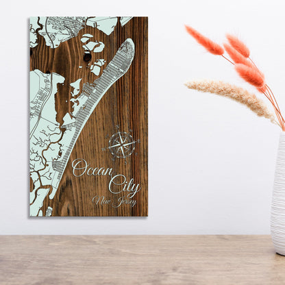 Ocean City, New Jersey Map