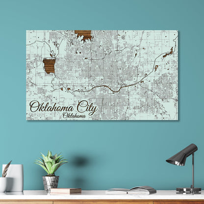 Oklahoma City, Oklahoma Street Map