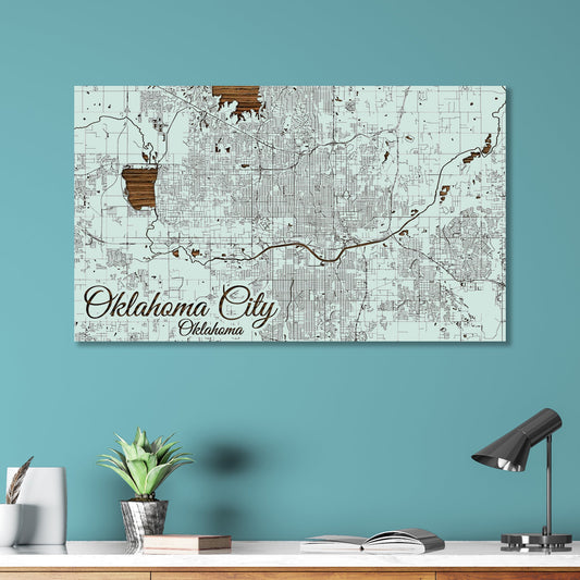 Oklahoma City, Oklahoma Street Map