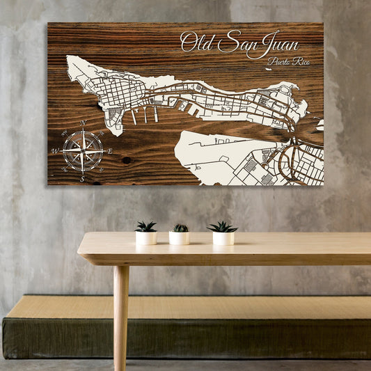 Old San Juan, Puerto Rico Street Map