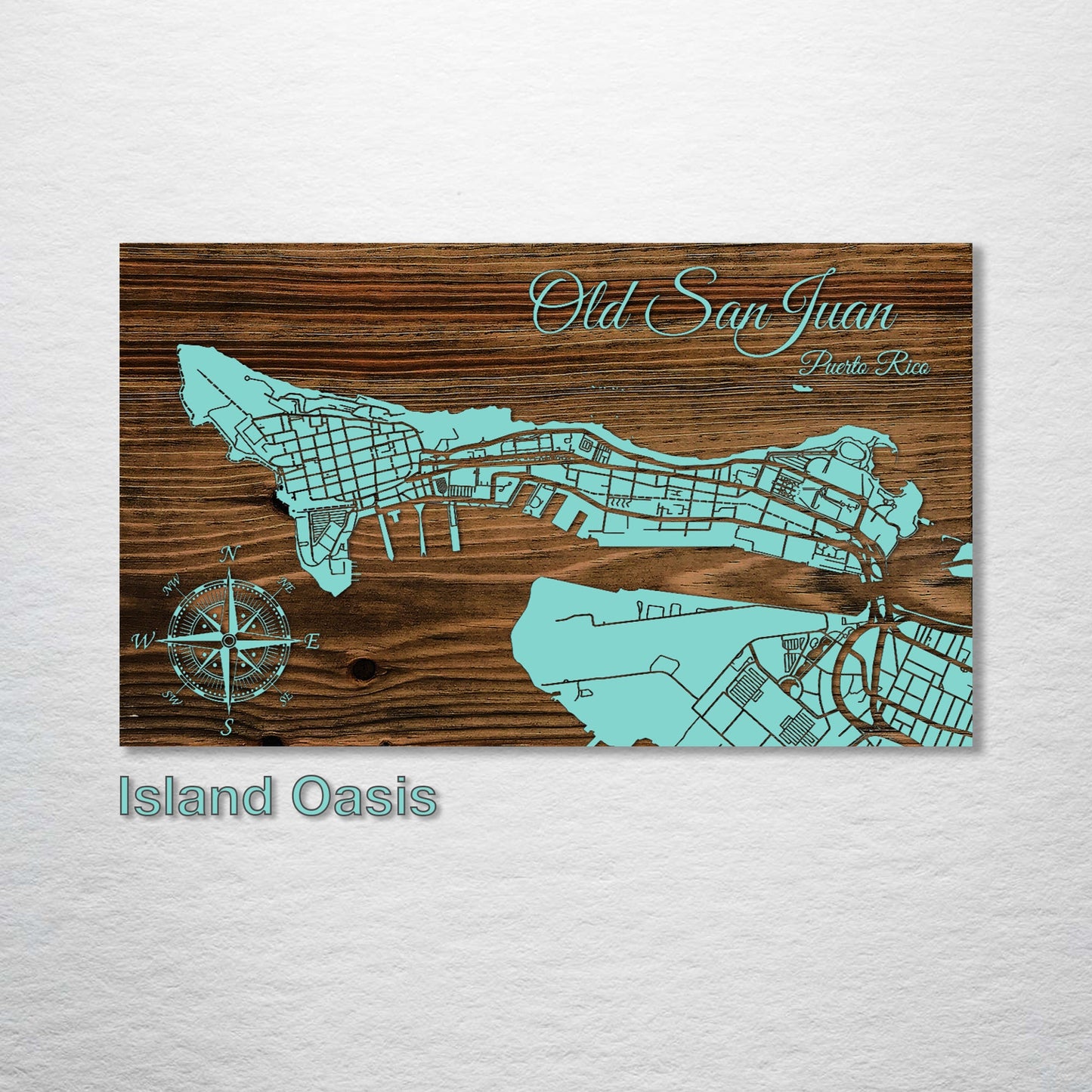 Old San Juan, Puerto Rico Street Map