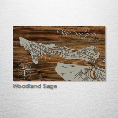 Old San Juan, Puerto Rico Street Map