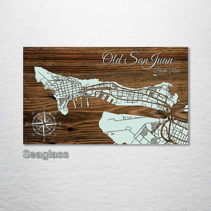 Old San Juan, Puerto Rico Street Map