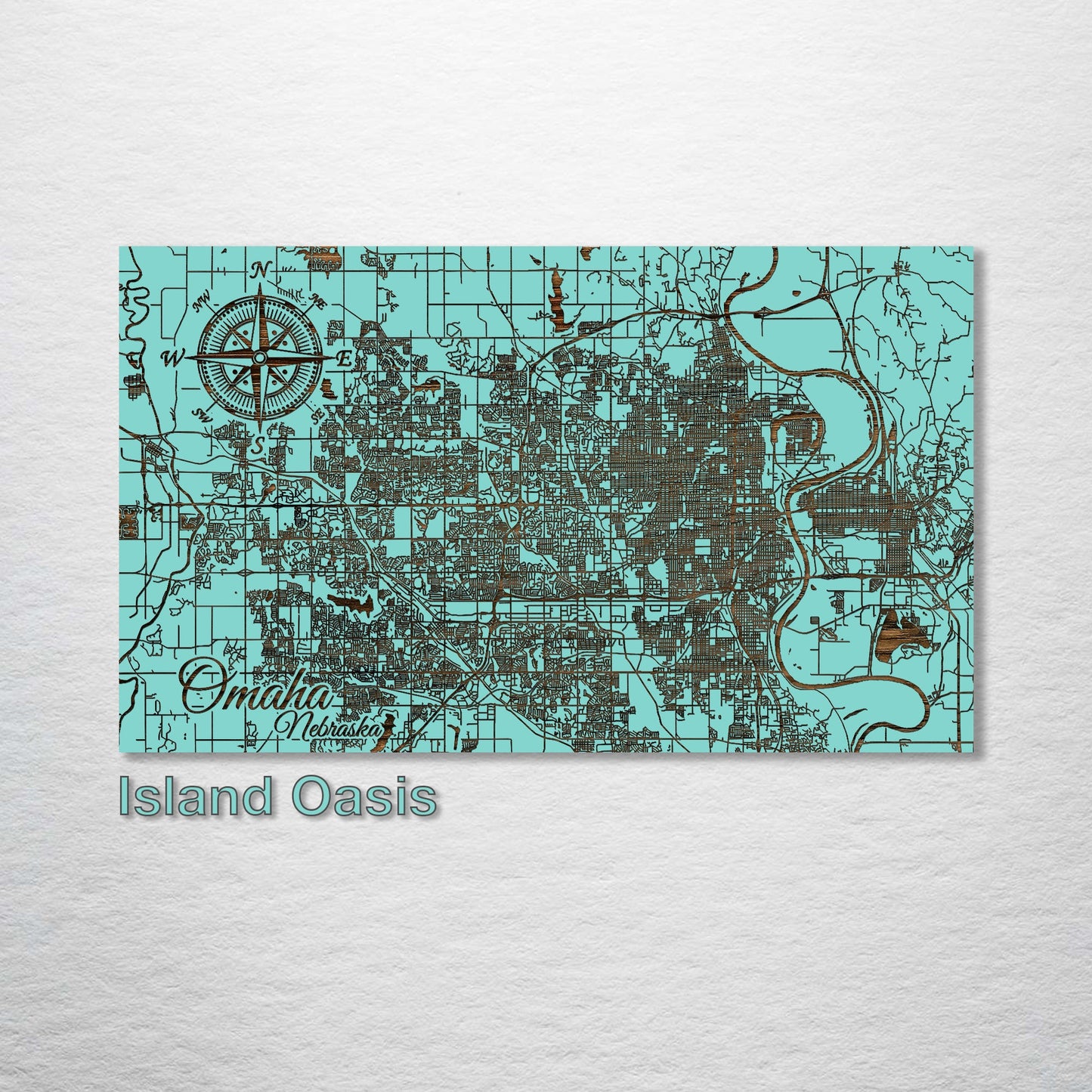 Omaha, Nebraska Street Map