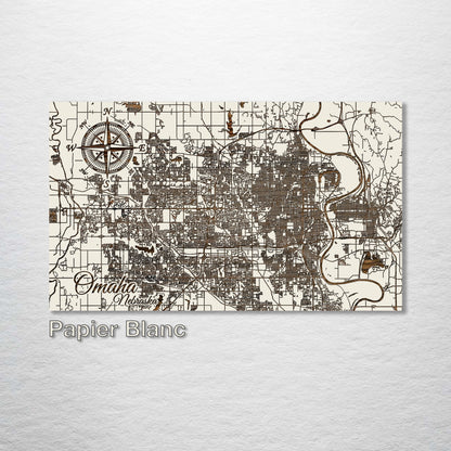 Omaha, Nebraska Street Map