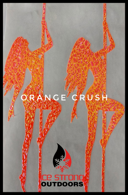 Ice Strong Outdoors - Bad Girl Flasher Stickers (2 Packs) - Various Colors