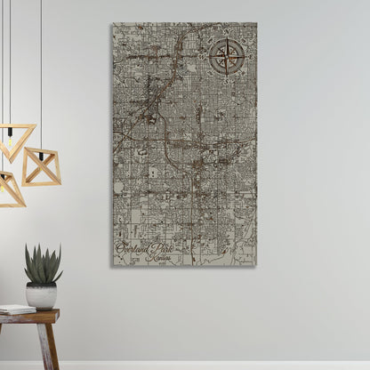 Overland Park, Kansas Street Map