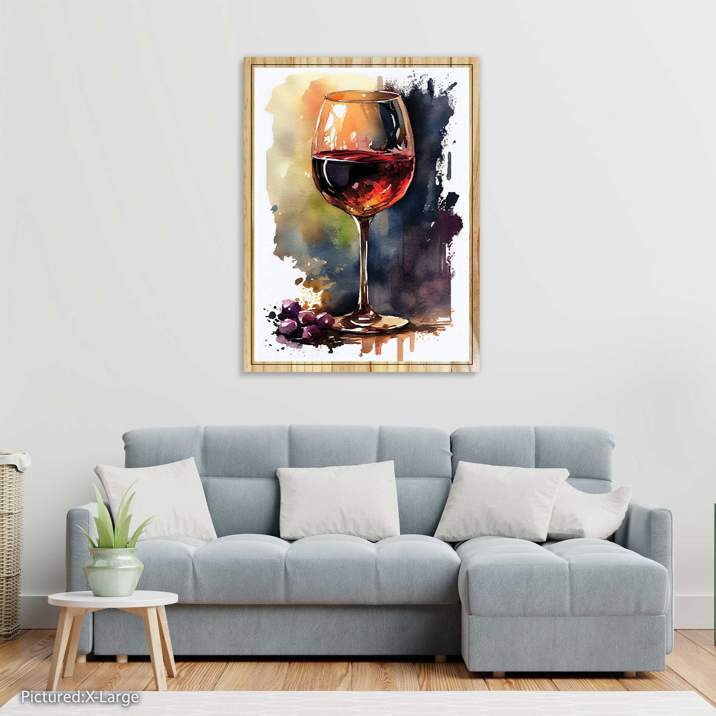 Watercolor Wine Glass