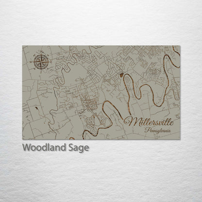 Millersville, Pennsylvania Street Map