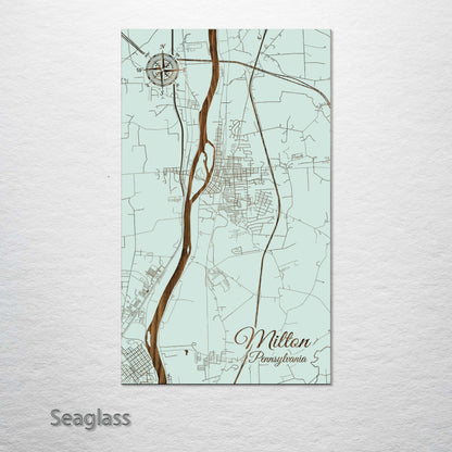 Milton, Pennsylvania Street Map