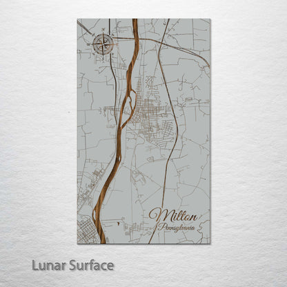 Milton, Pennsylvania Street Map