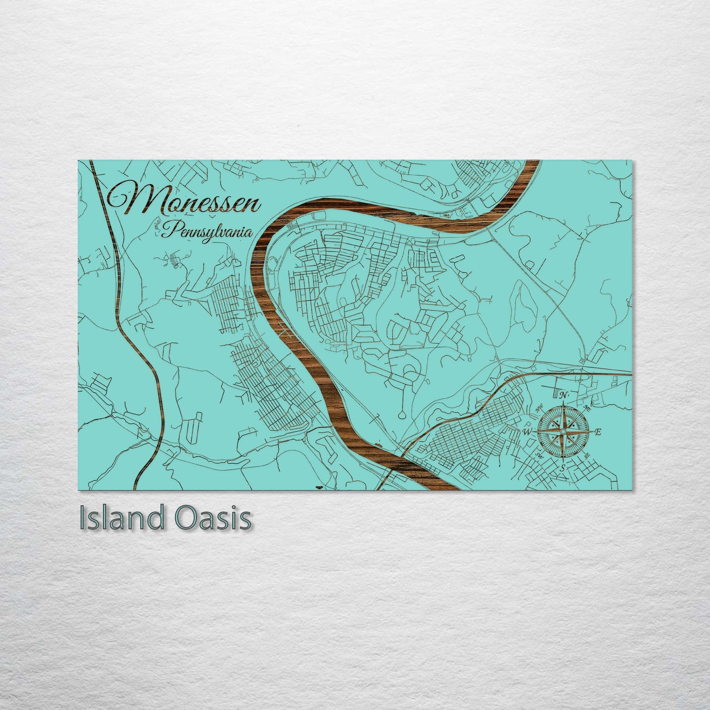 Monessen, Pennsylvania Street Map