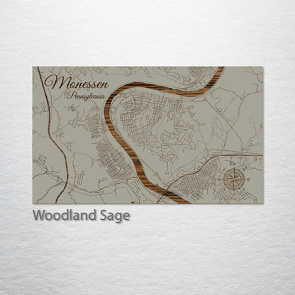 Monessen, Pennsylvania Street Map