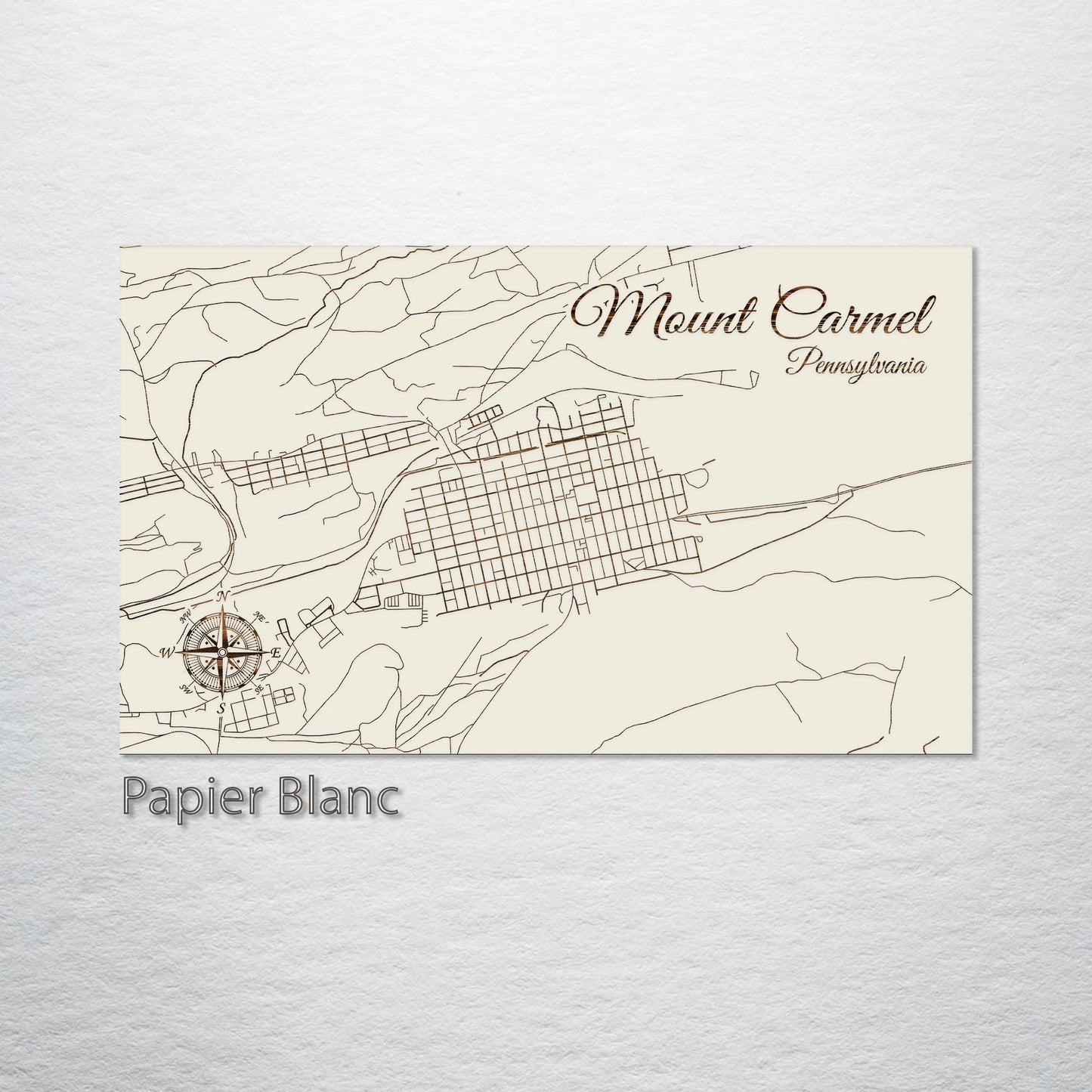 Mount Carmel, Pennsylvania Street Map