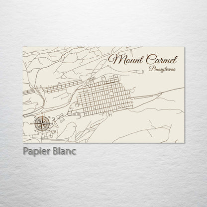 Mount Carmel, Pennsylvania Street Map