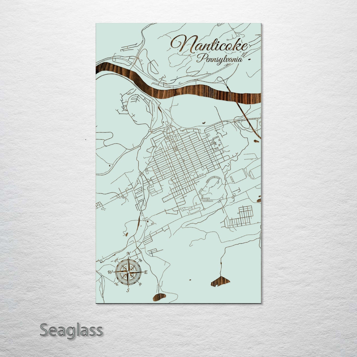 Nanticoke, Pennsylvania Street Map