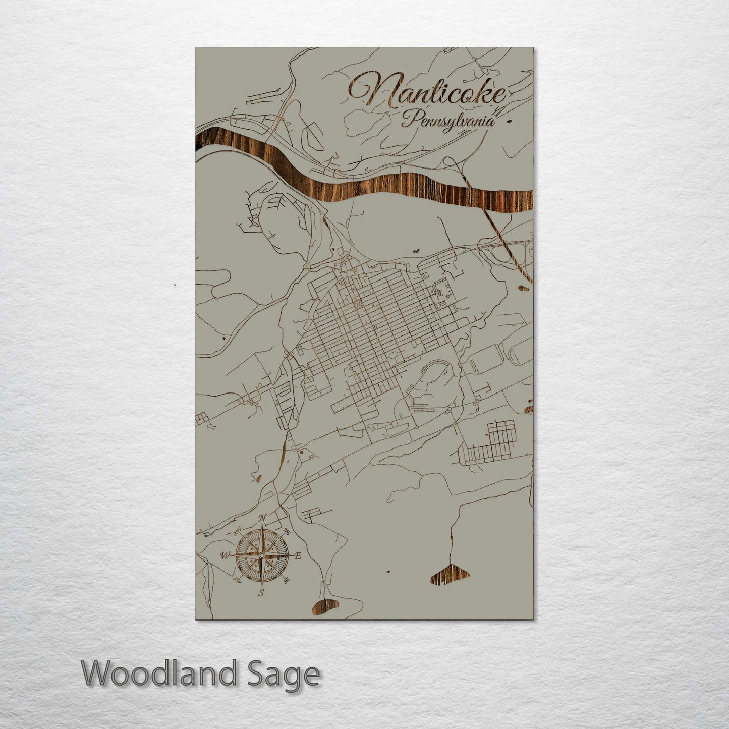 Nanticoke, Pennsylvania Street Map