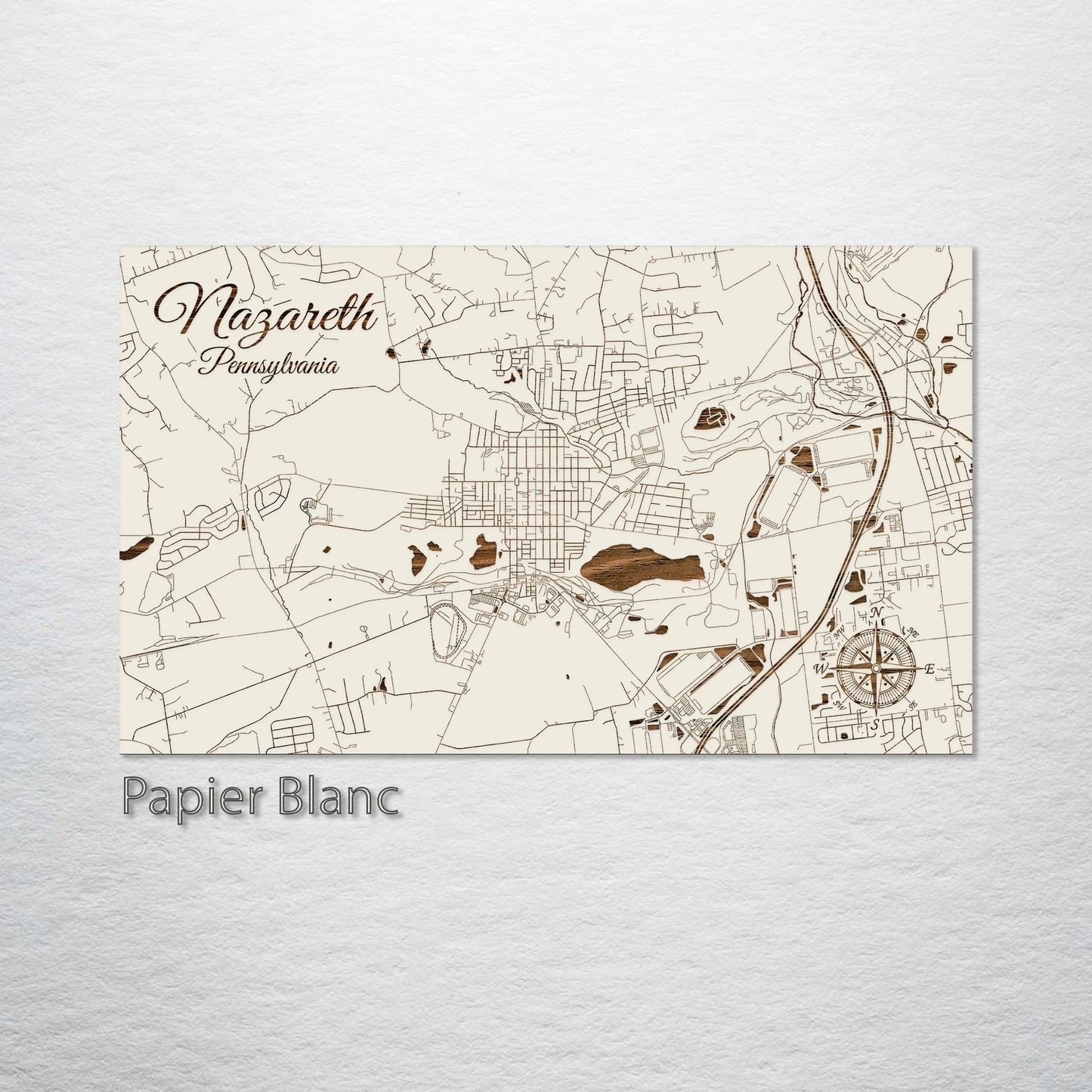 Nazareth, Pennsylvania Street Map