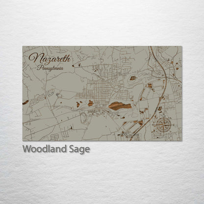 Nazareth, Pennsylvania Street Map